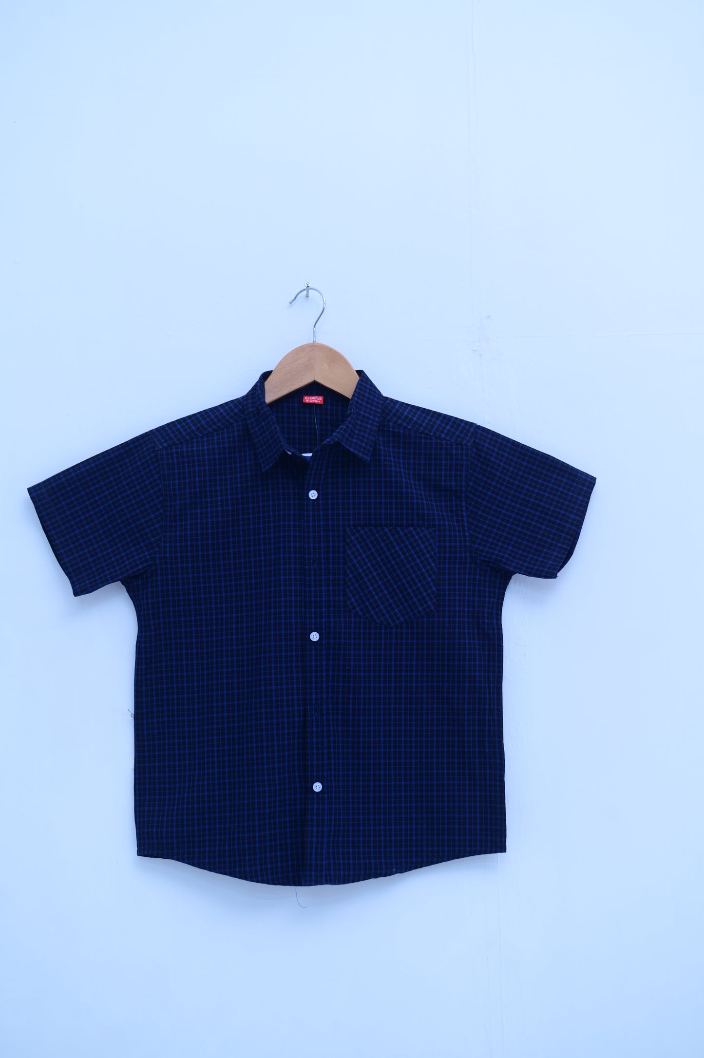 Navy Basketball Double Check Shirt