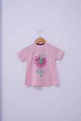 Pink Flower T Shirt