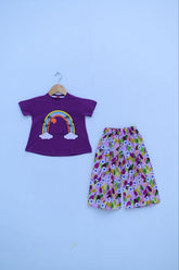 Purple Rainbow Shirt Trouser