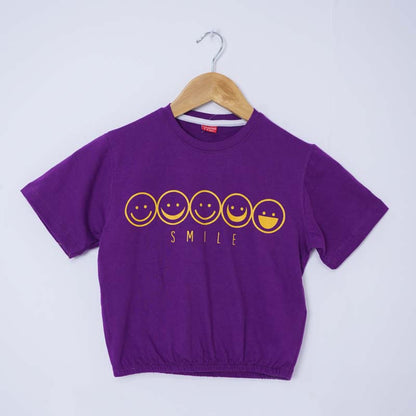 Smile Beggy Style Girl T-Shirt
