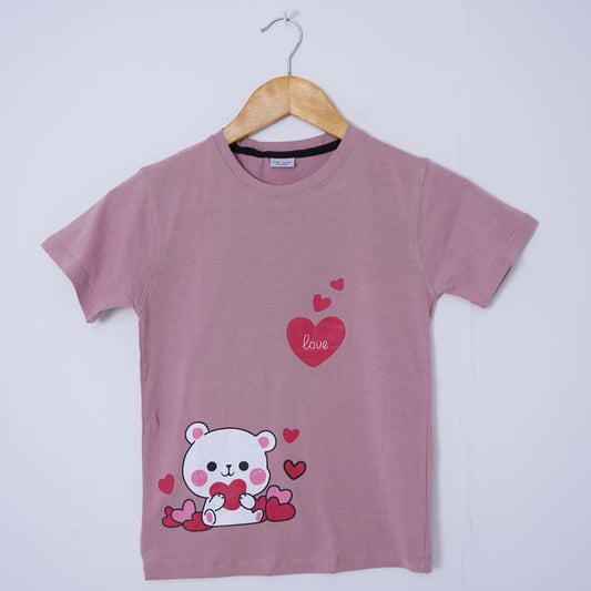 Love Panda Girls T-Shirt