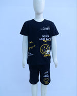 Black Smile Boys Nicker Suit