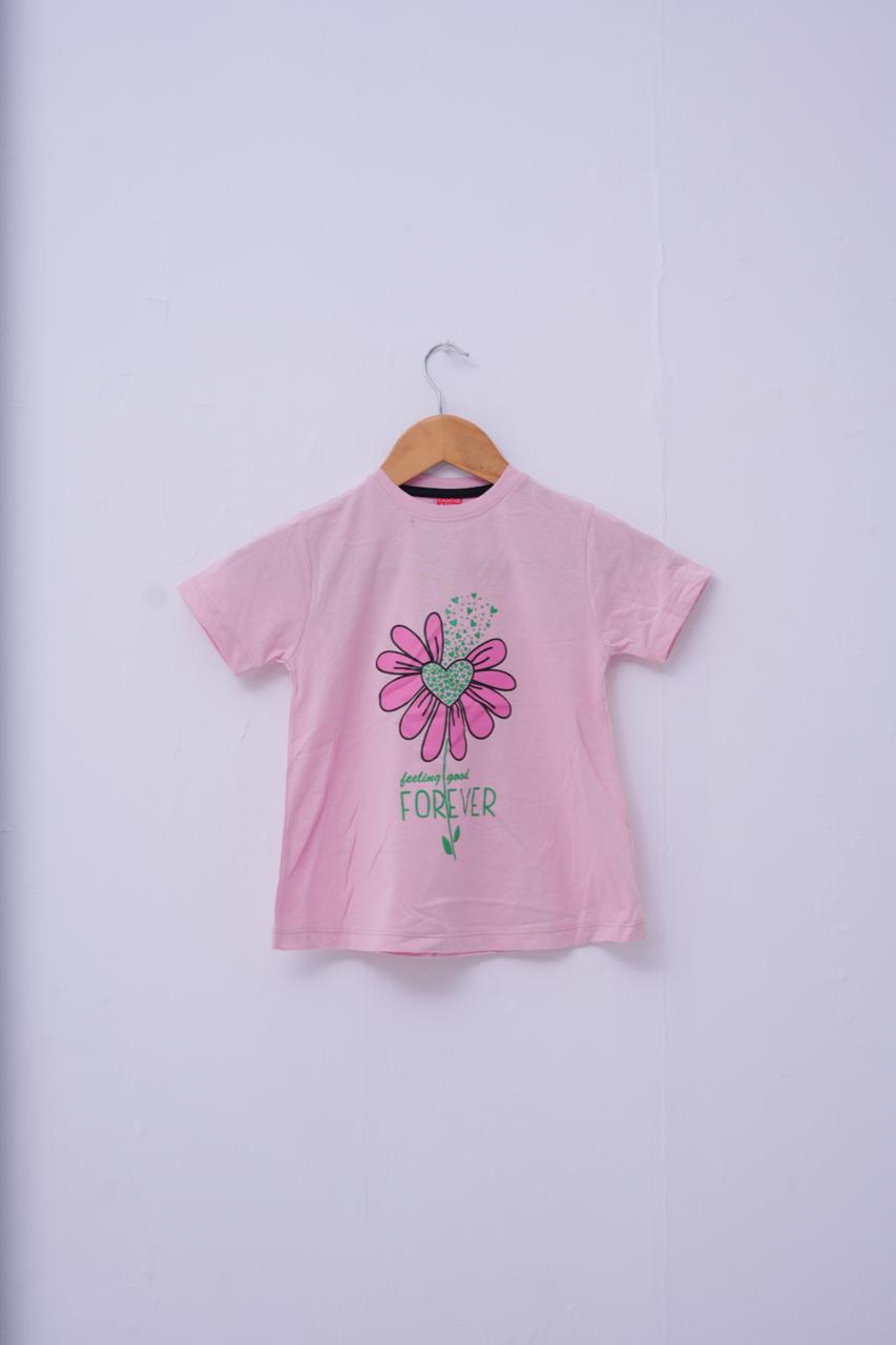 Pink Flower T Shirt