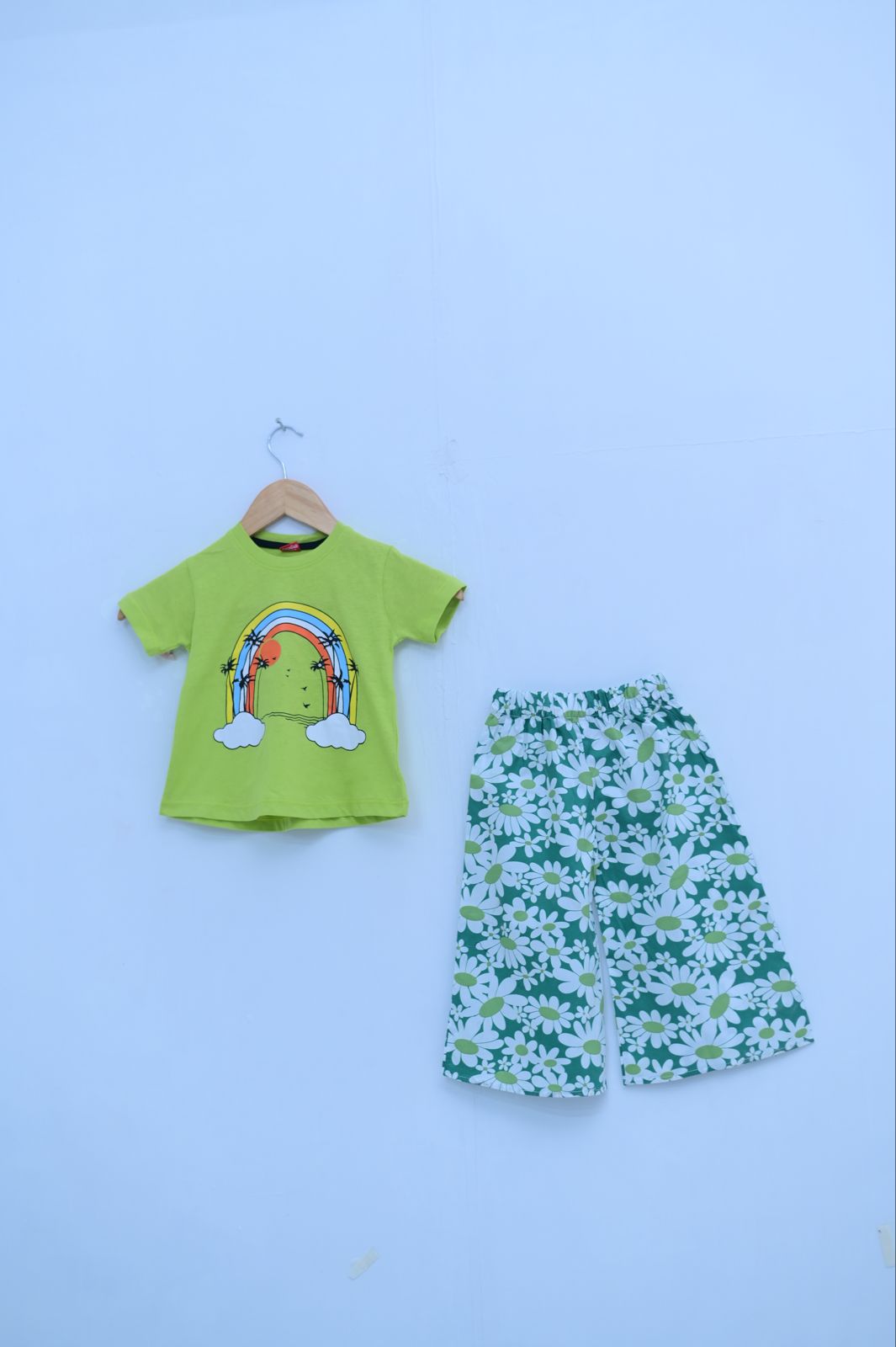 Green Rainbow Shirt Trouser