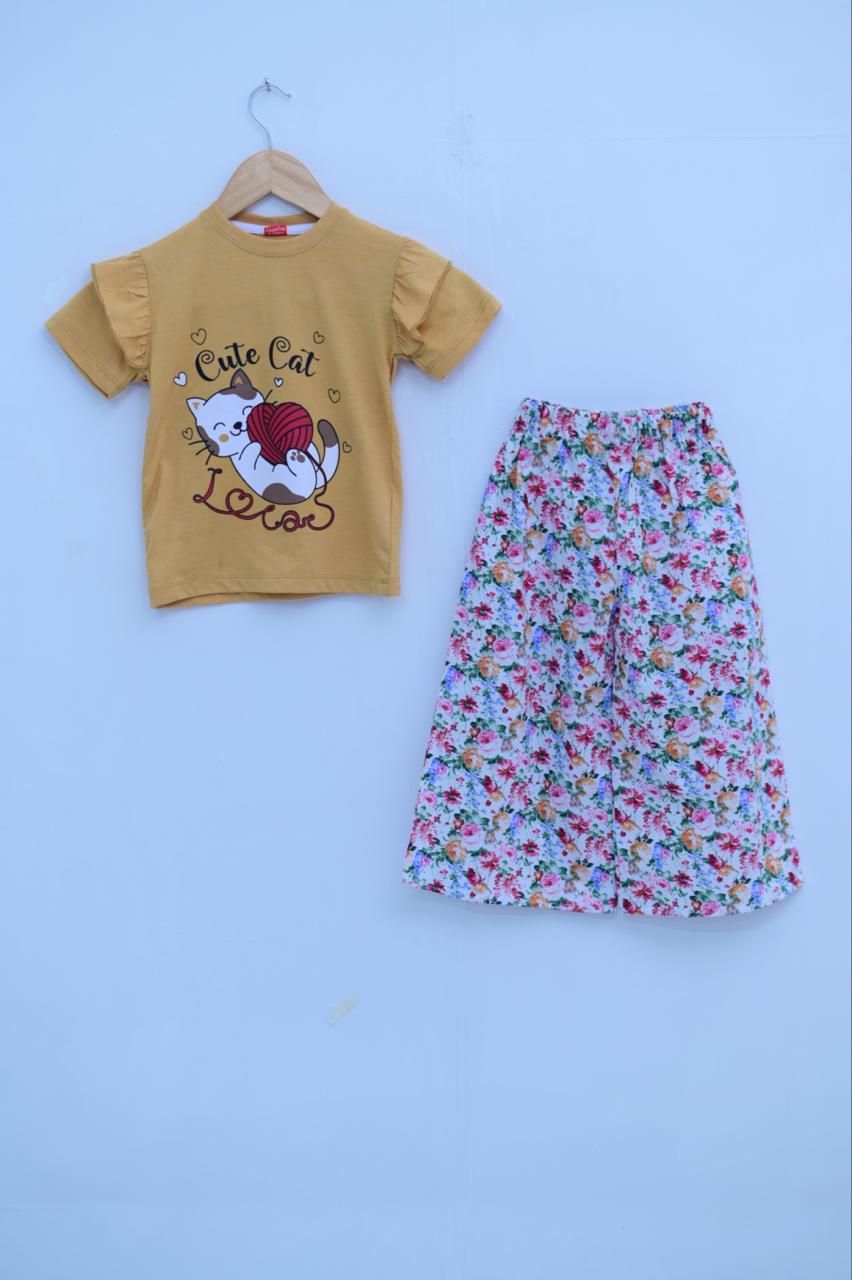 Cute Cat Shirt Trouser