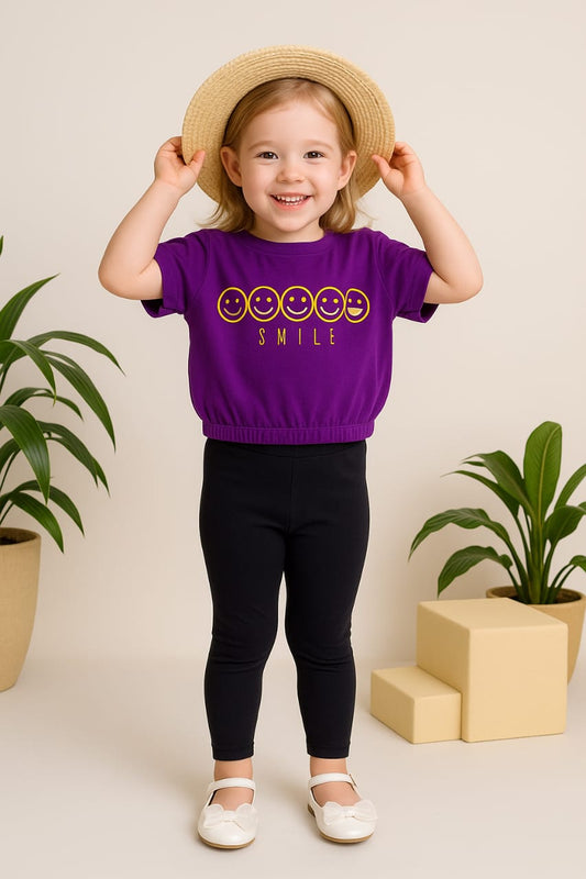 Smile Beggy Style Girl T-Shirt