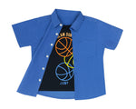 Black-Blue Double Check Shirt